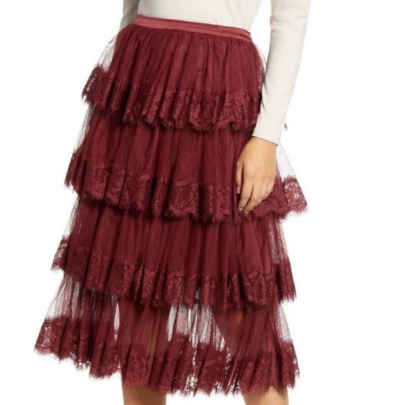 NEW Rachel Parcell Midi Skirt 🌿BIG SALE!🌿 - Picture 2 of 5